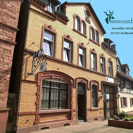 Hotel-Pension Zum Hirsch ハタースハイム エクステリア 写真